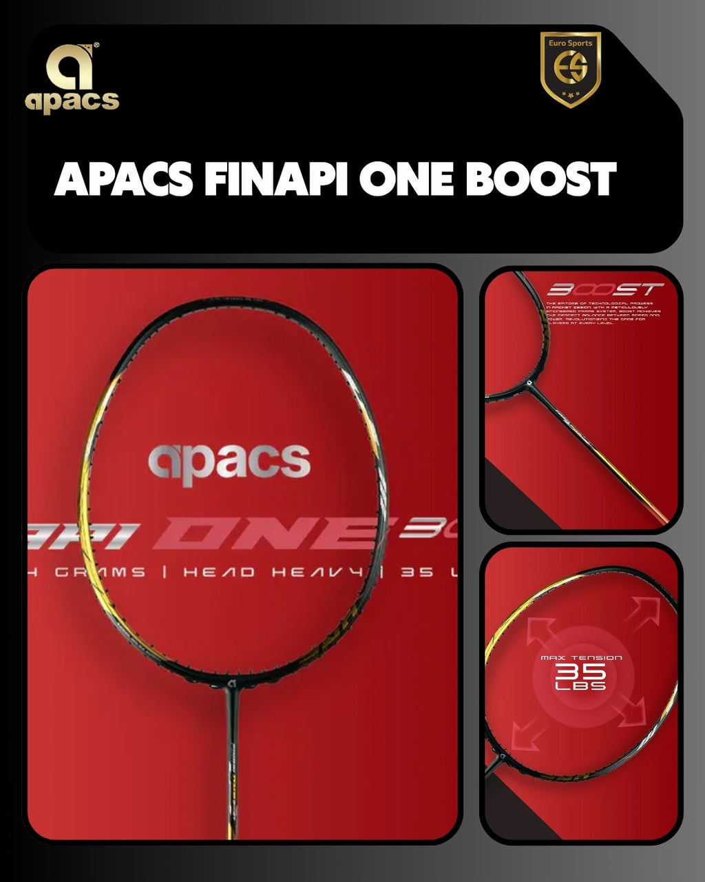 Apacs Finapi One Boost Badminton Racket