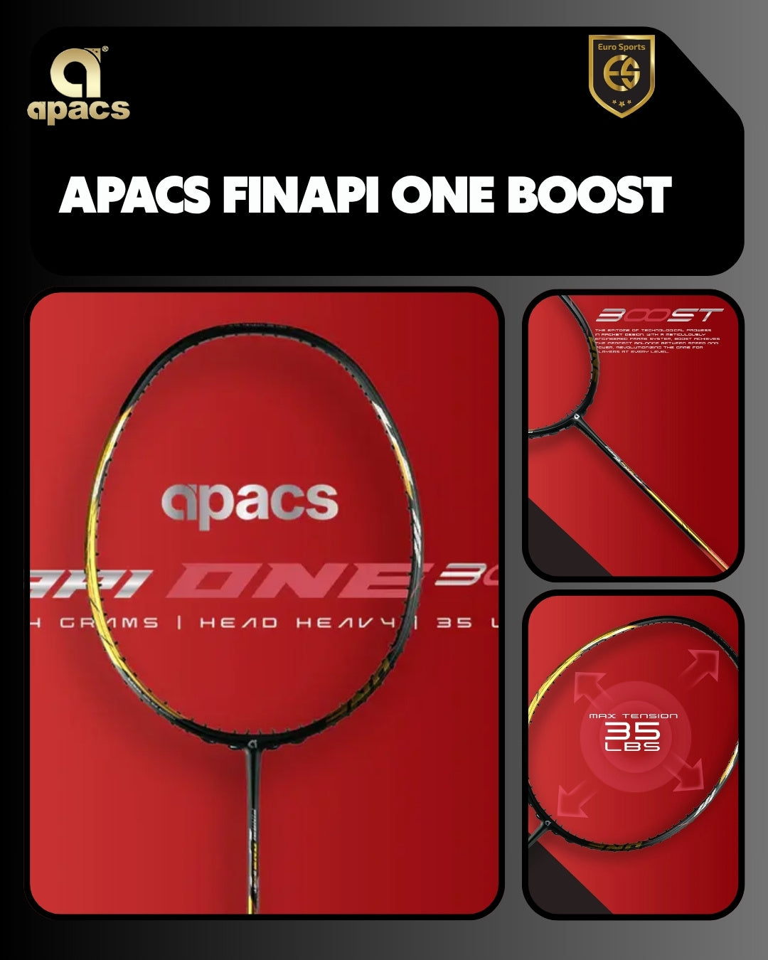 Apacs Finapi One Boost Badminton Racket