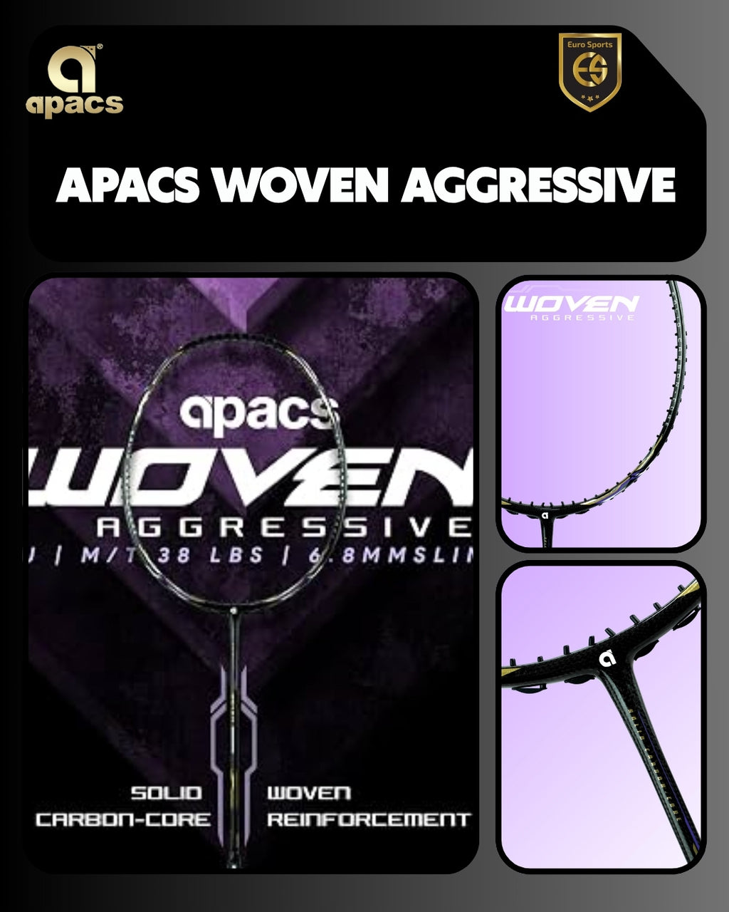Apacs Woven Aggressive Badminton Racket