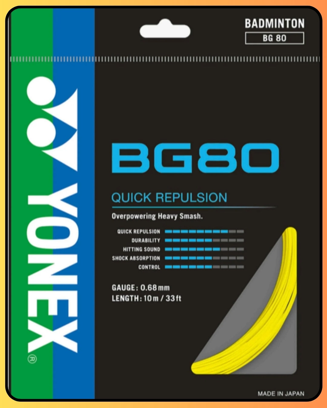Yonex BG68 Titanium Badminton String