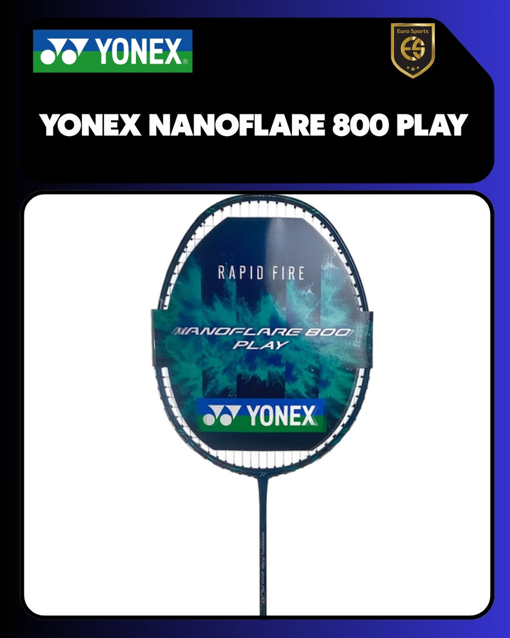 Yonex Nanoflare 800 Play Badminton Racket