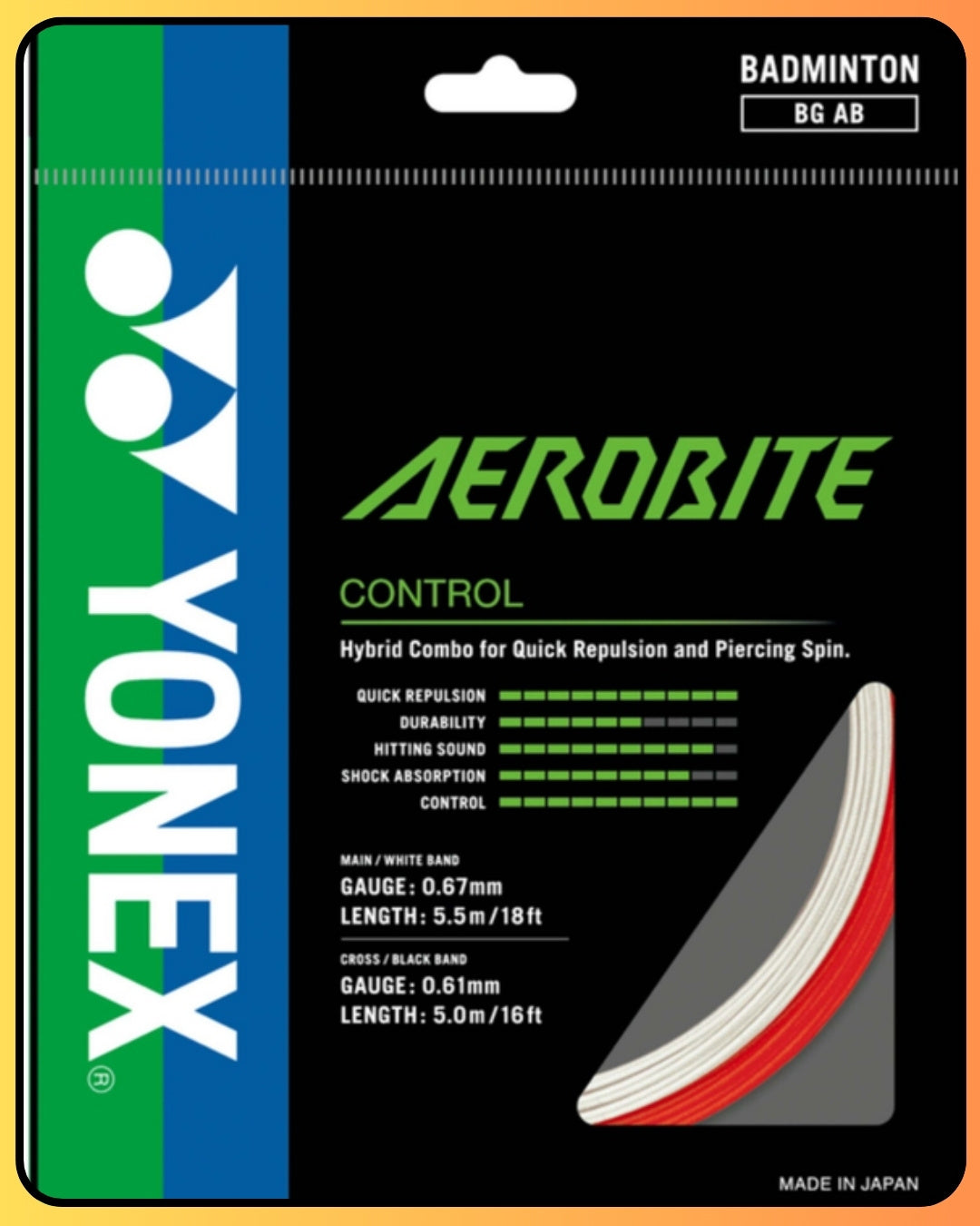 Yonex NBG98 Nanogy 98 Badminton String