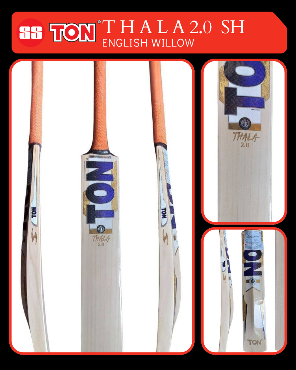 SS Thalla 2.0 English Willow Cricket Bat