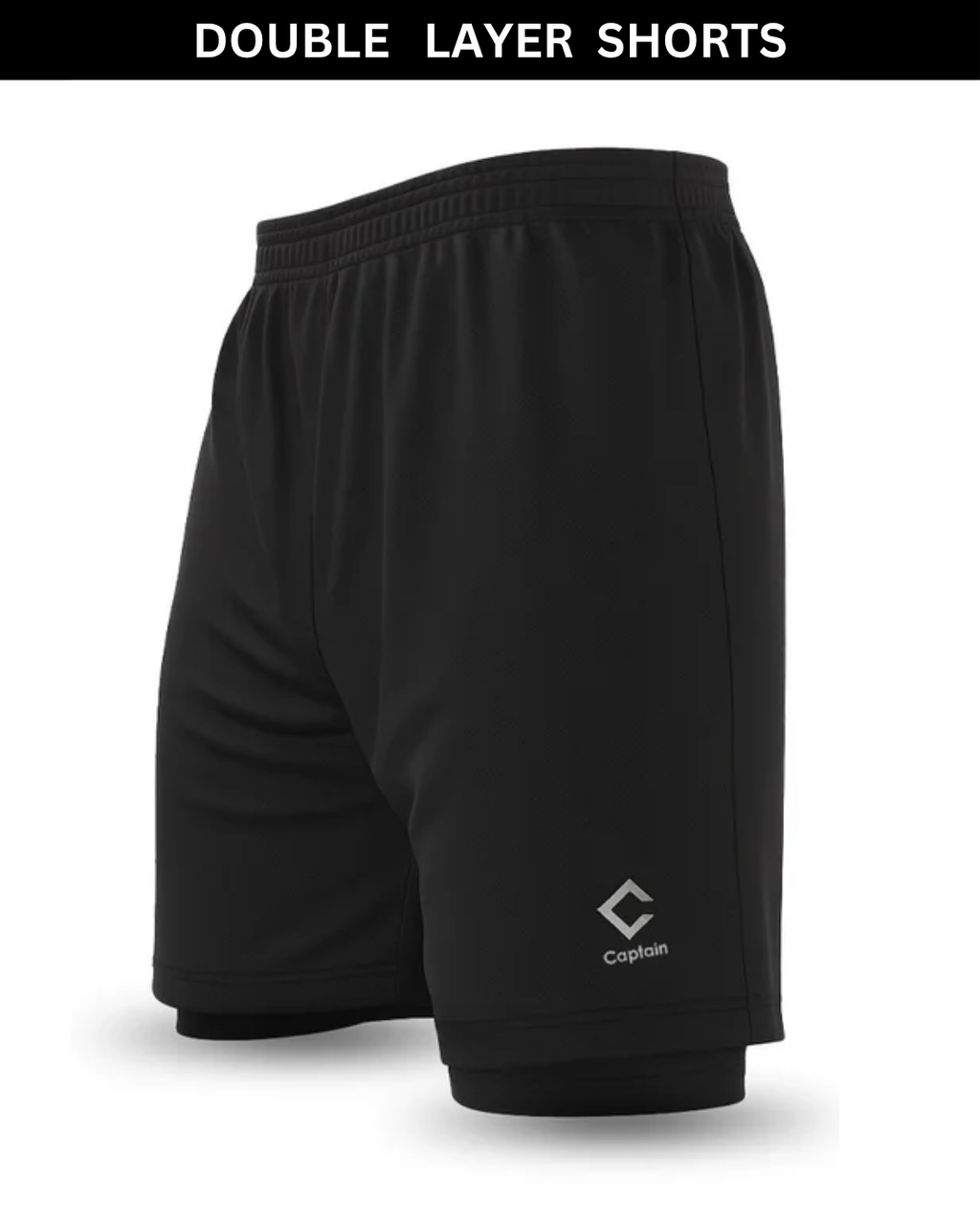 Captain Double Layer Compression Shorts