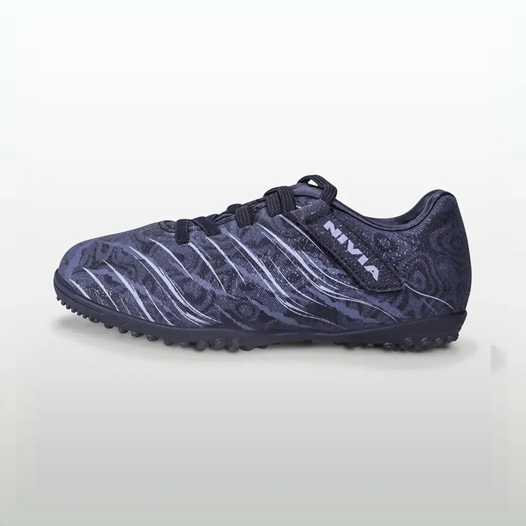 Nivia Rabona 2.0 Kids Turf Football Shoes - Black