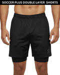 Captain Soccer Plus Double Layer Shorts