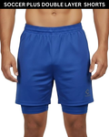 Captain Soccer Plus Double Layer Shorts