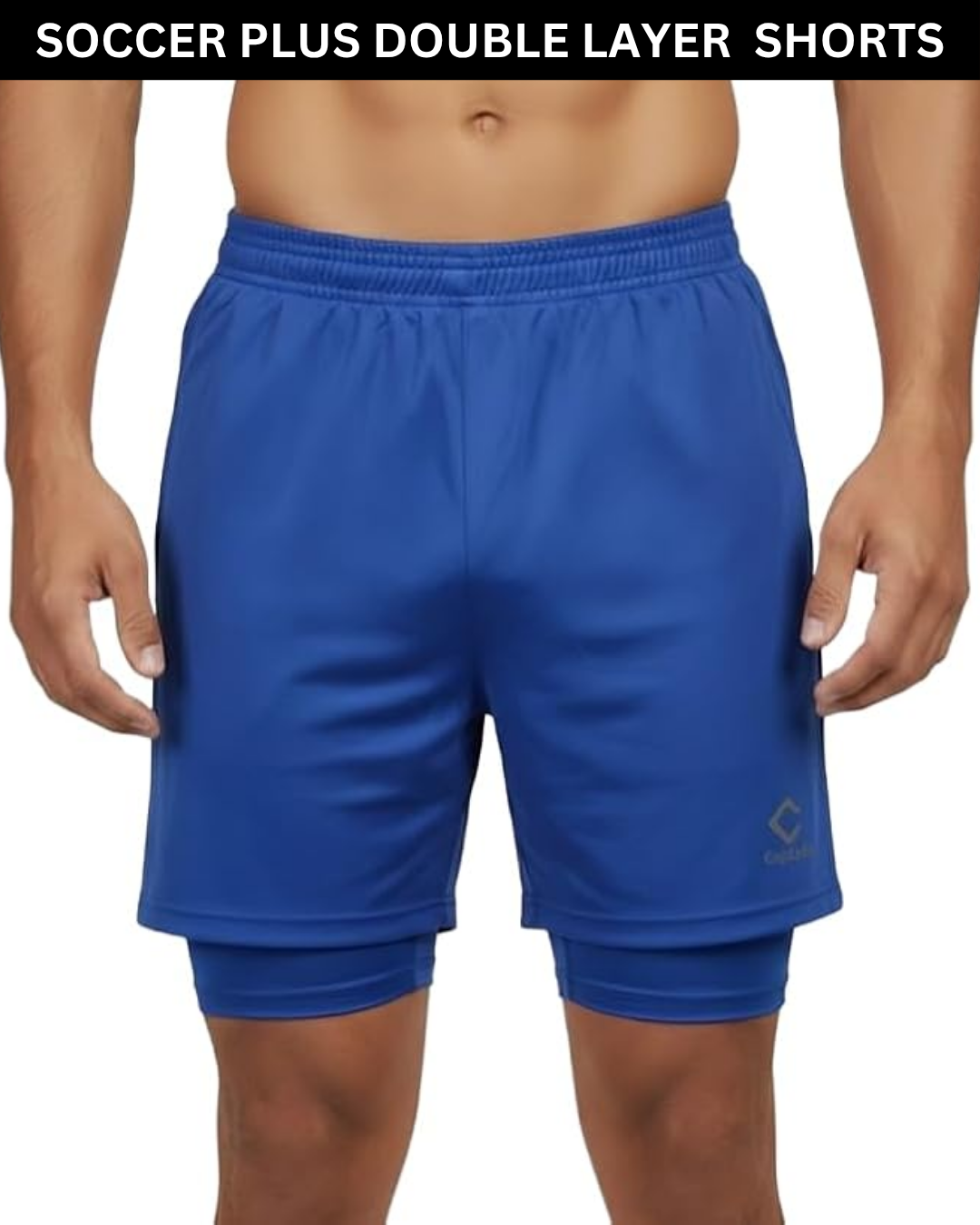 Captain Soccer Plus Double Layer Shorts