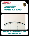 Ashaway Badminton Racket - Viper XT 1200 Hex Frame
