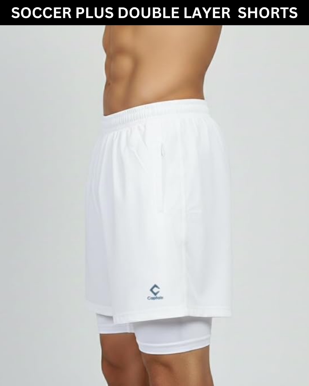 Captain Soccer Plus Double Layer Shorts