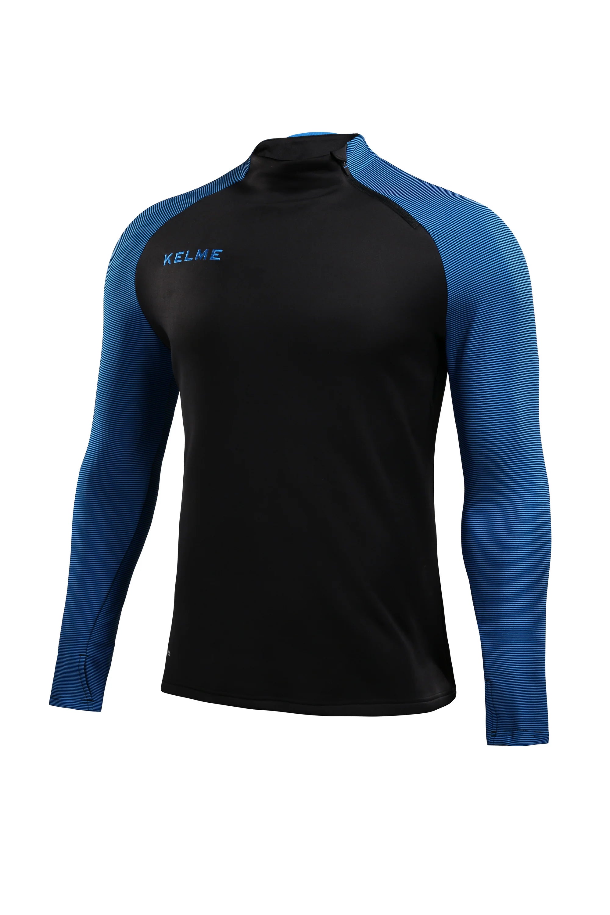 Kelme Men Half-Zip Jacket Black/Blue