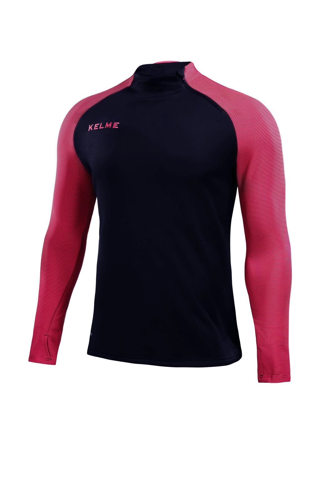 Kelme Men Half-Zip Jacket Black/Pink