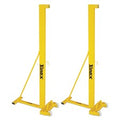 Vinex Badminton Post - Competition (Steel Uprights, Foldable with Wheels)