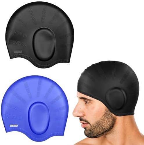 Silicone Swim Cap for Women and Men