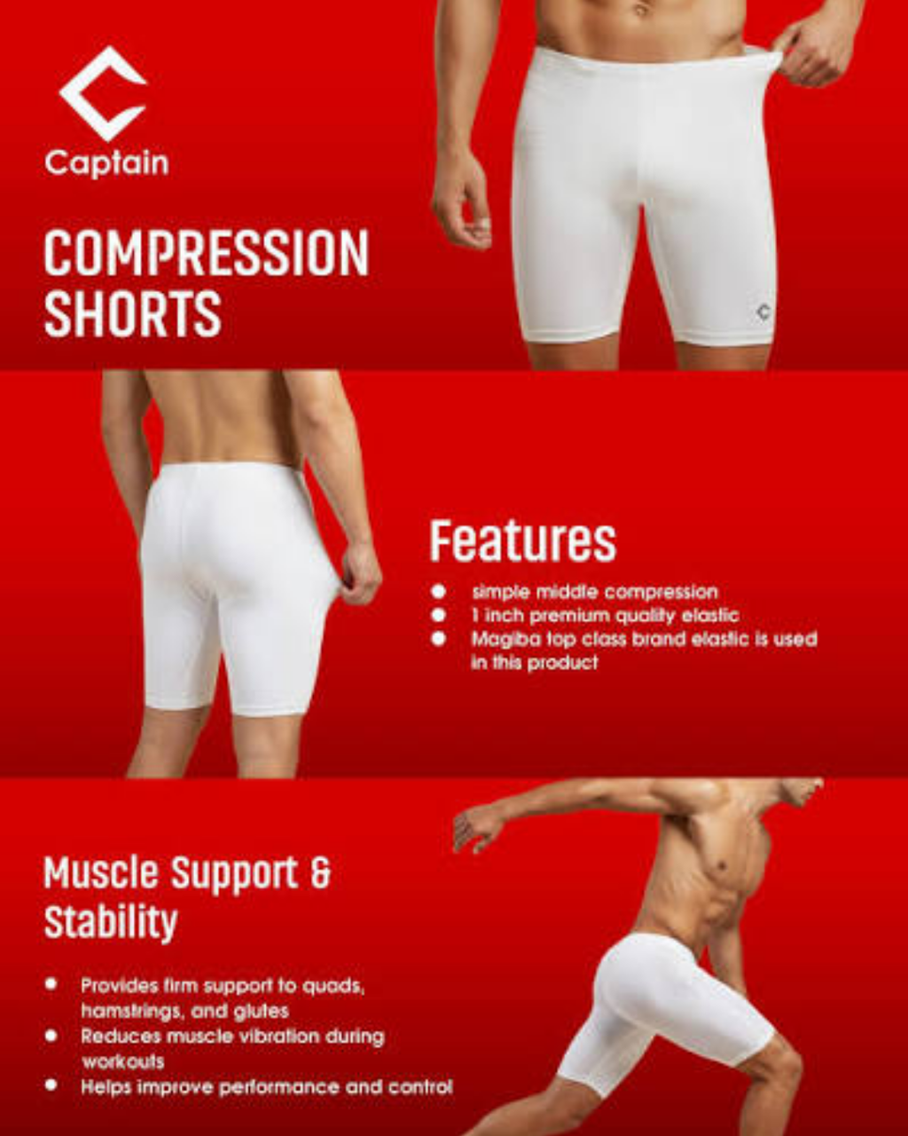 Captain Compression Shorts