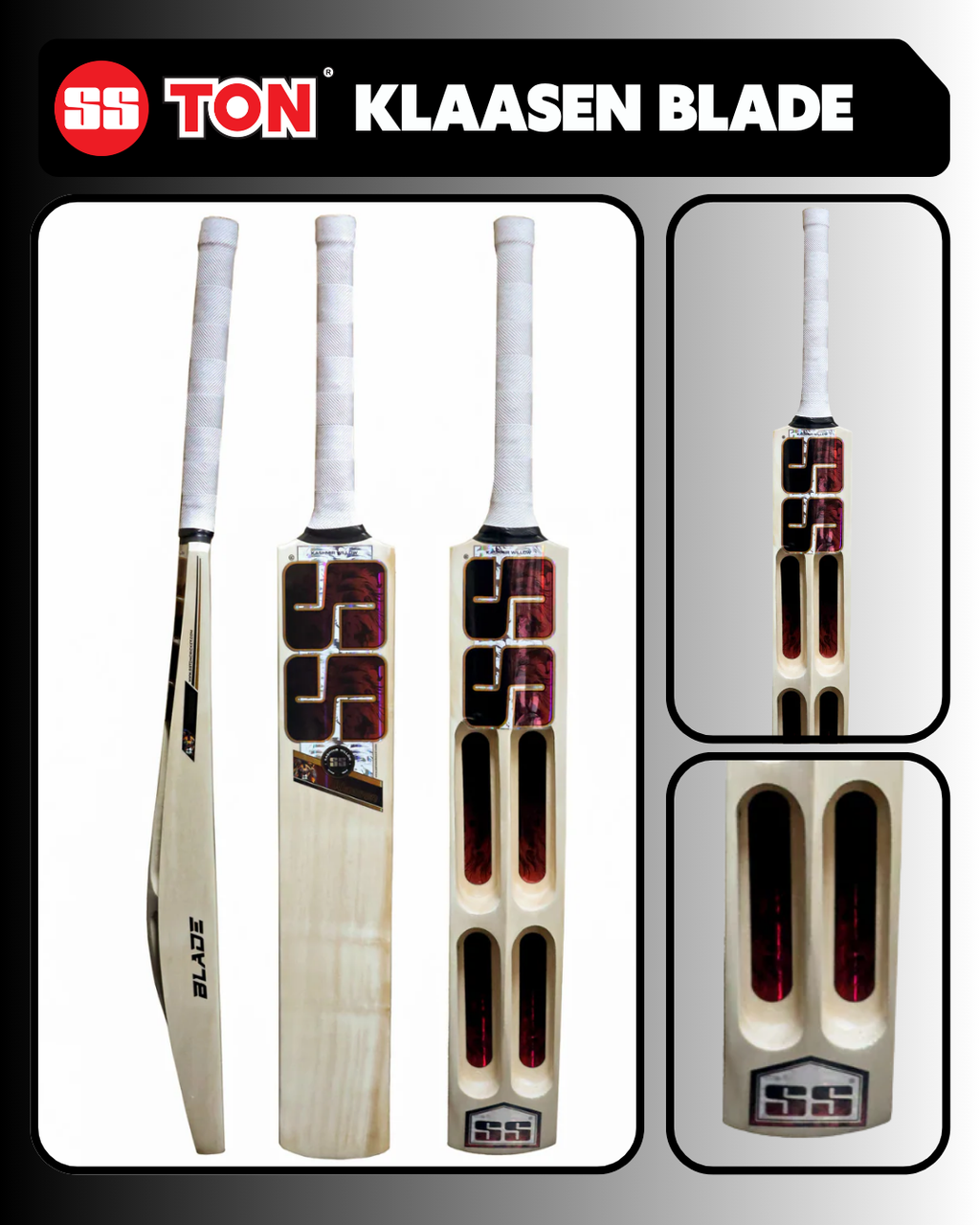 SS Klaasen Blade Scoop TennisCricket Bat