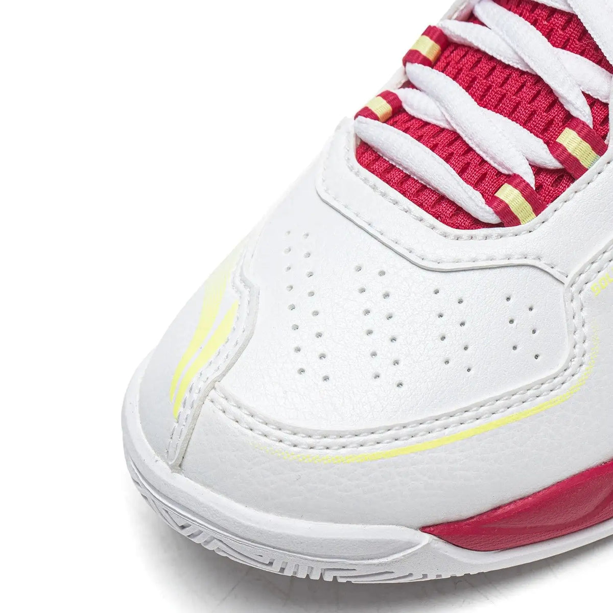 Lining Ground-Flying III JR Badminton Shoes AYTV002-3 – White/Pink