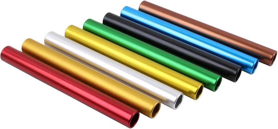 VINEX RBA-S08 Relay Baton Aluminium Gold 100 - Set of 8