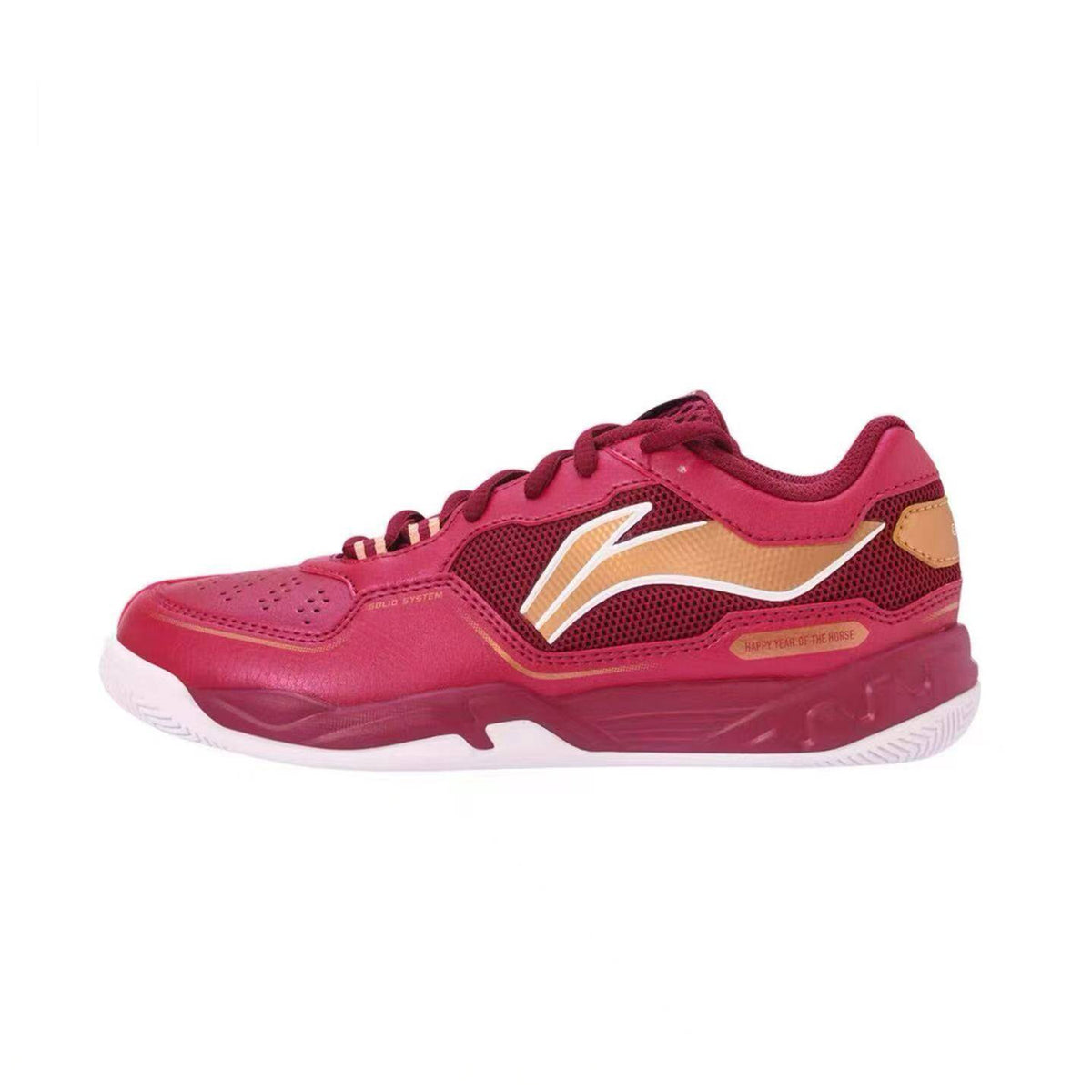 Lining Ground-Flying III JR Badminton Shoes AYTV002-5 – Deep Indigo/Red