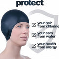 Silicone Swim Cap for Women and Men