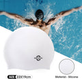 Nivia Swimming Cap Silicone Cap – White