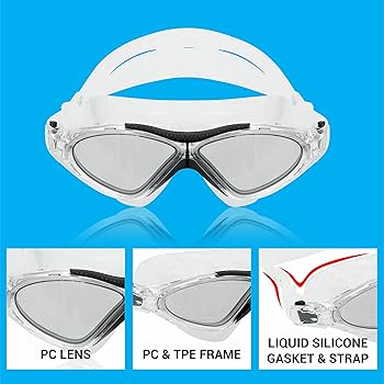Nivia Swimming Goggles Uni-Mask