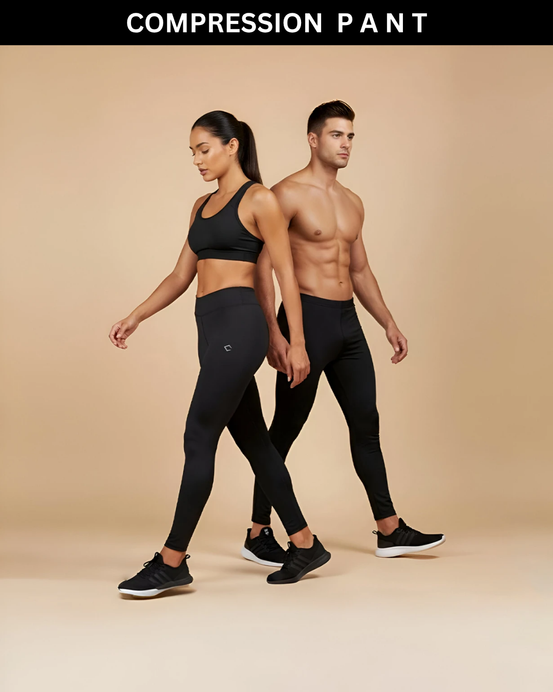 Captain Compression Pants – Black