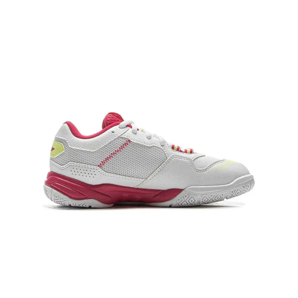 Lining Ground-Flying III JR Badminton Shoes AYTV002-3 – White/Pink