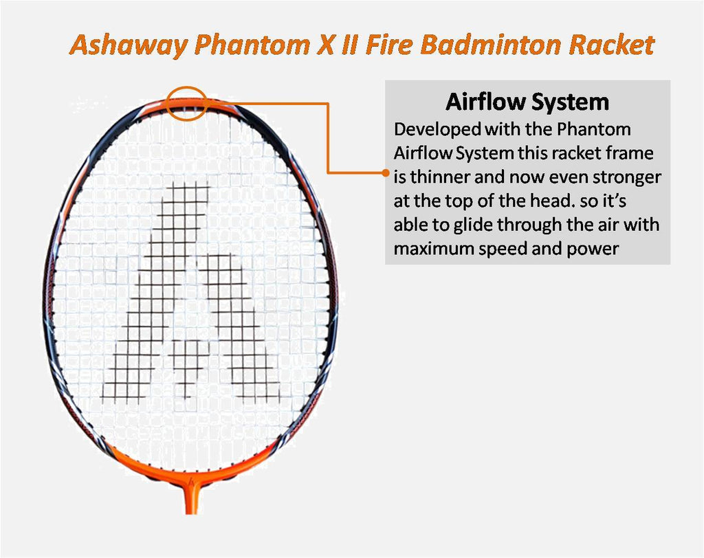 Ashaway Badminton Racket - Phantom X-Fire II