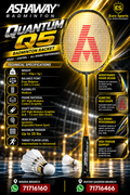 Ashaway Quantum Q5 Badminton Racket – USA