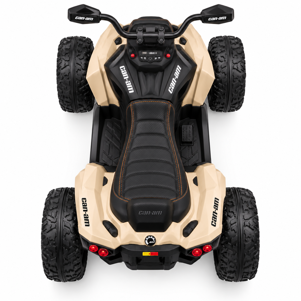 Can-Am Banchi 24V Kids Electric Ride-On ATV Quad – Khaki