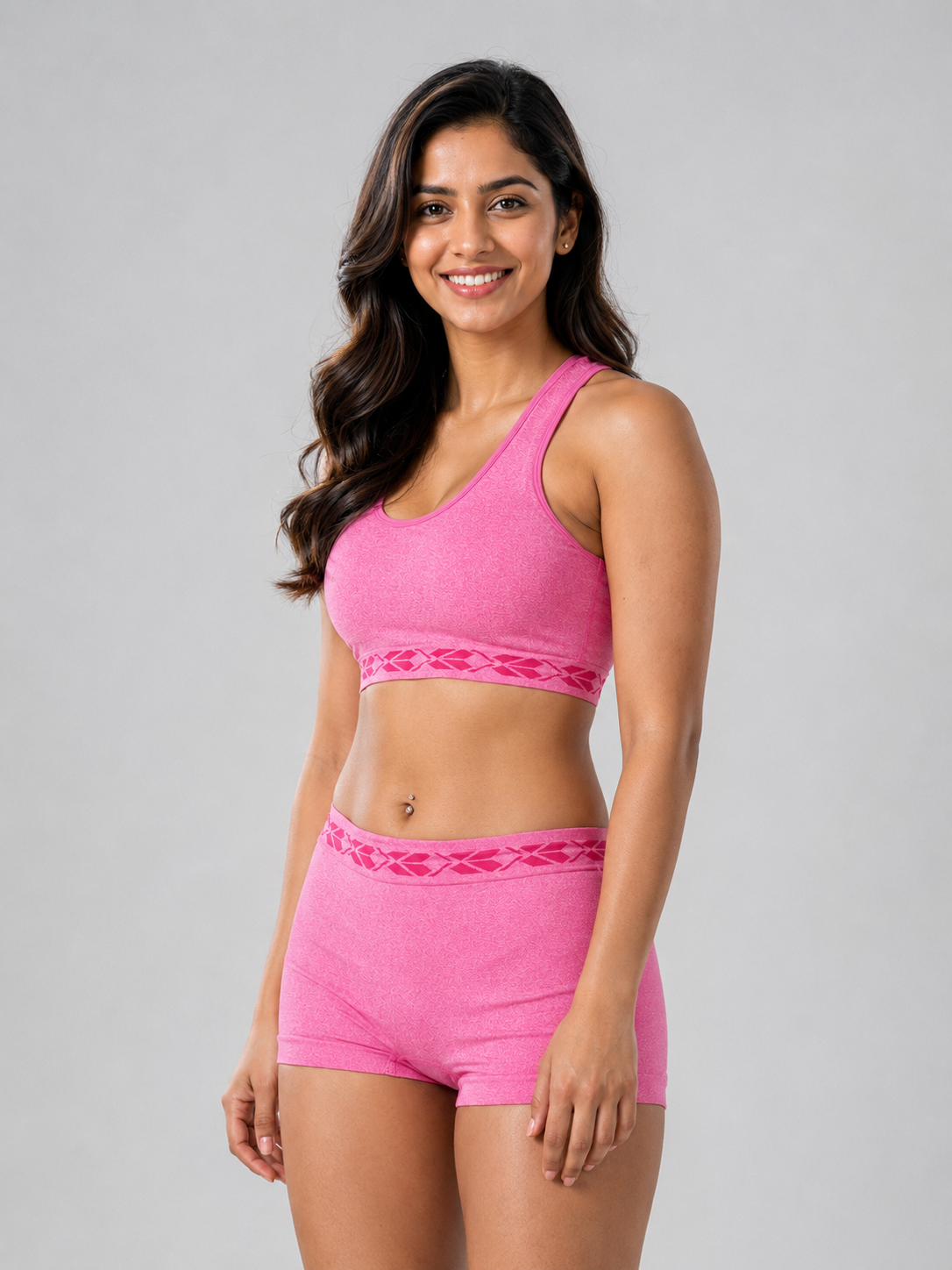 Nivia Women's Pink Compression Sports Shorts