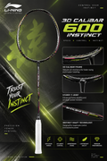 Lining 3D Calibar 600C Compact Badminton Racket