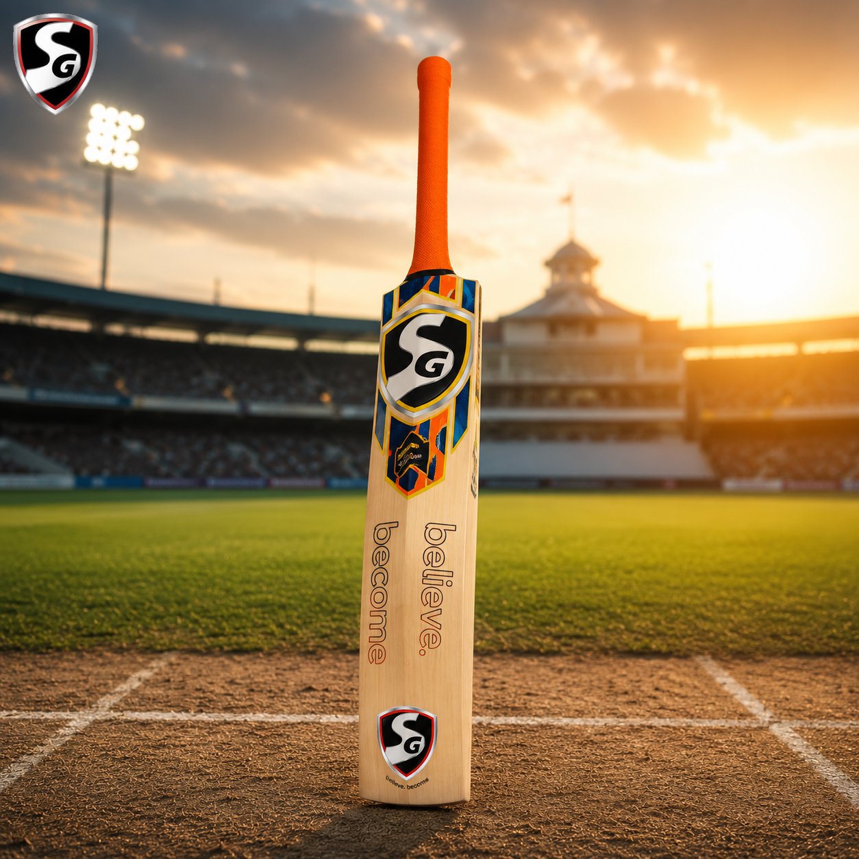 SG Forza 1.0 Diverse Willow Cricket Bat - Size SH