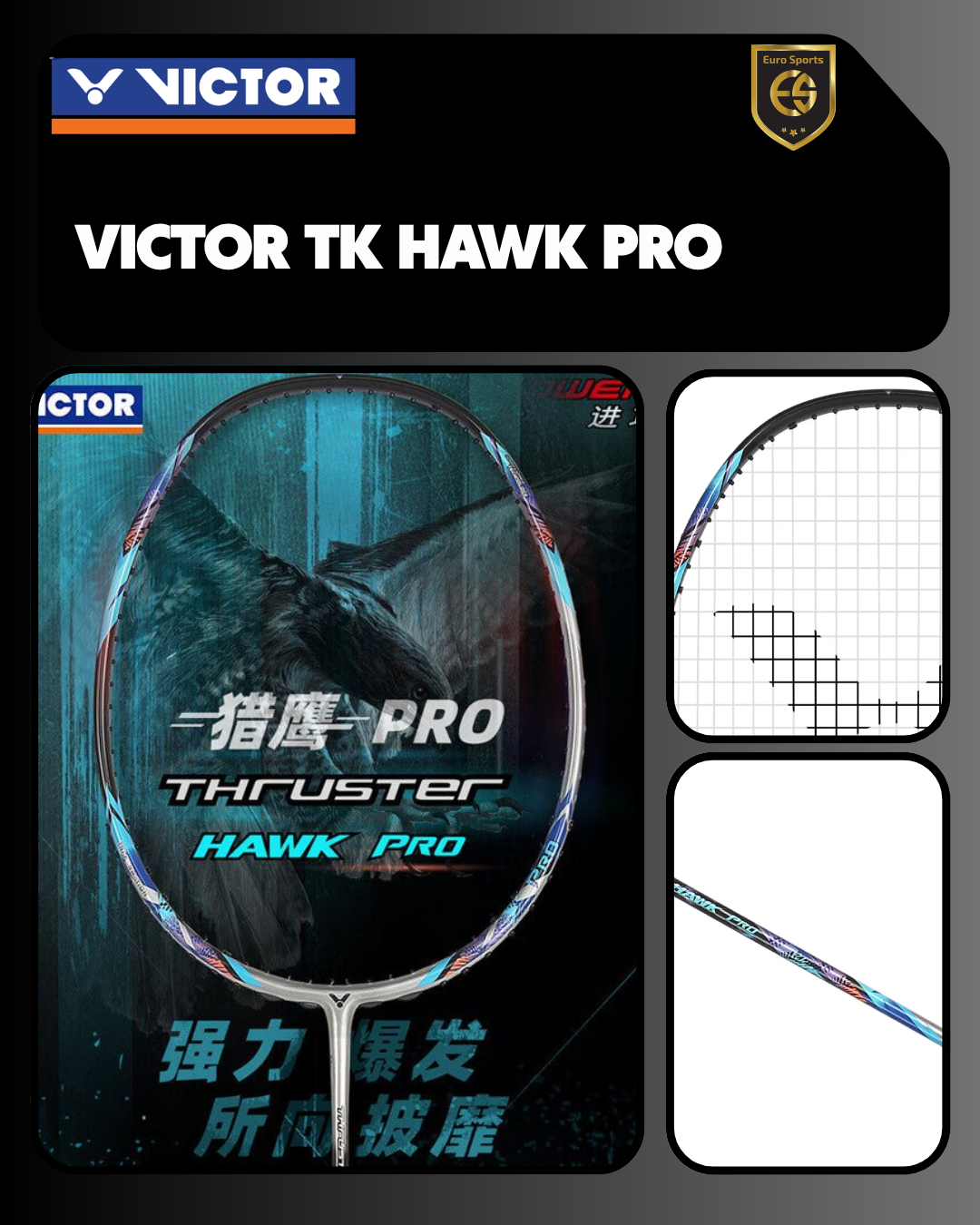 Victor Thruster Hawk Pro Badminton Racket