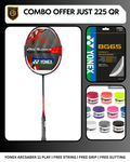 Yonex Arcsaber 11 Play Combo Offer – Racket + Free String + Free Grip + Free Gutting