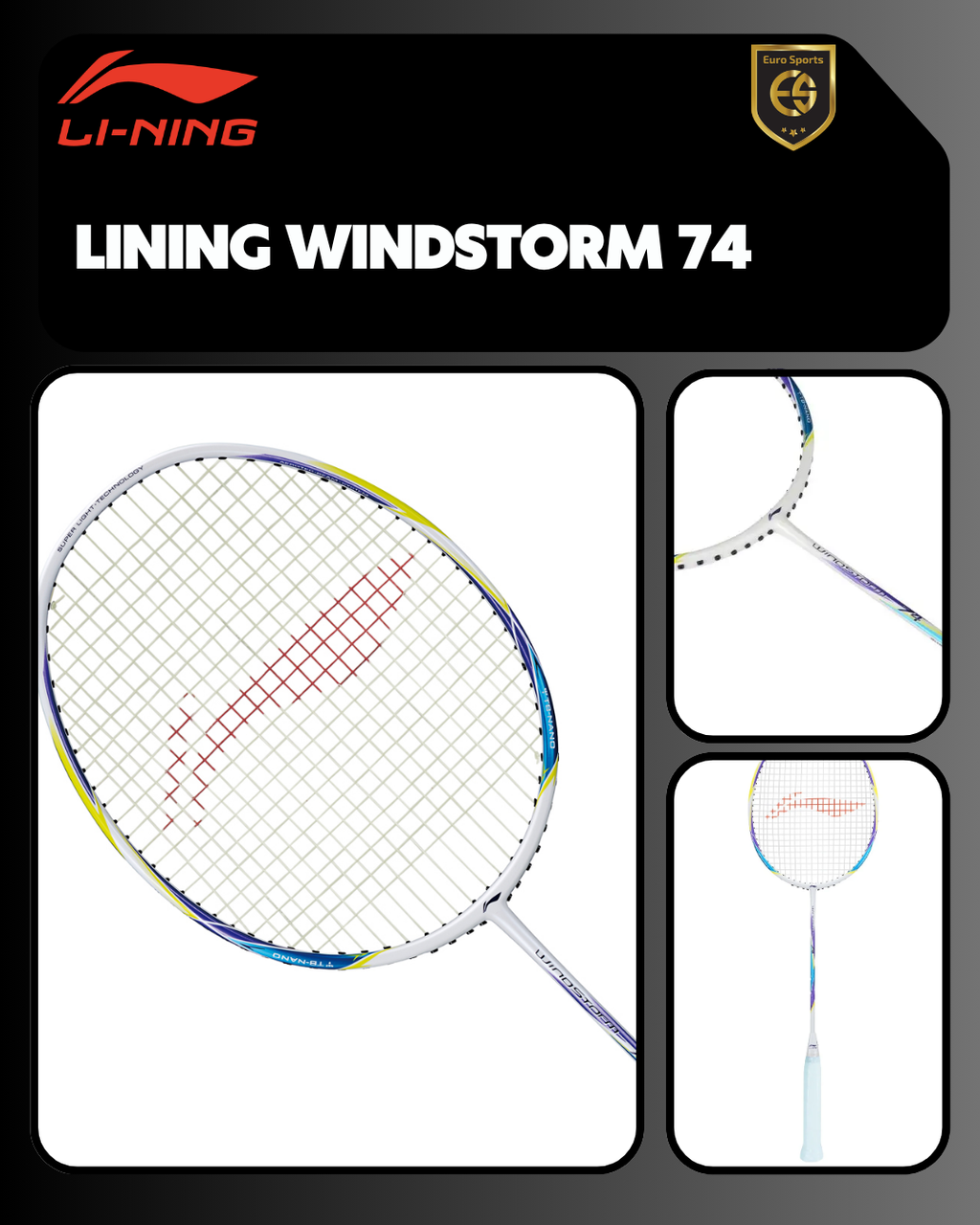 Li-Ning Windstorm 74 Badminton Racket