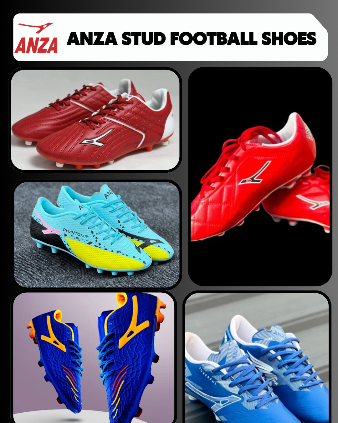 Anza Stud Football Shoes
