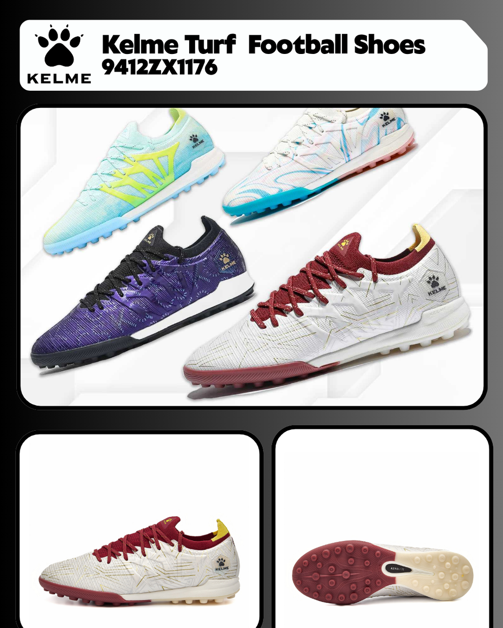KELME Turf Football Shoes 9412ZX1176