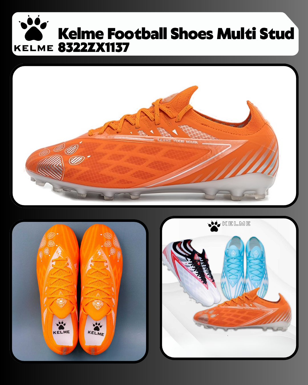 KELME Multi-Stud Football Shoes 8322ZX1137
