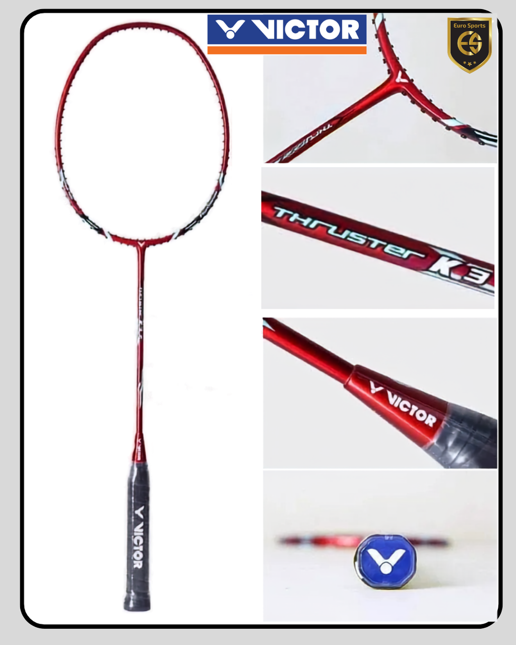 Victor Thruster K 3 Badminton Racket TK-3