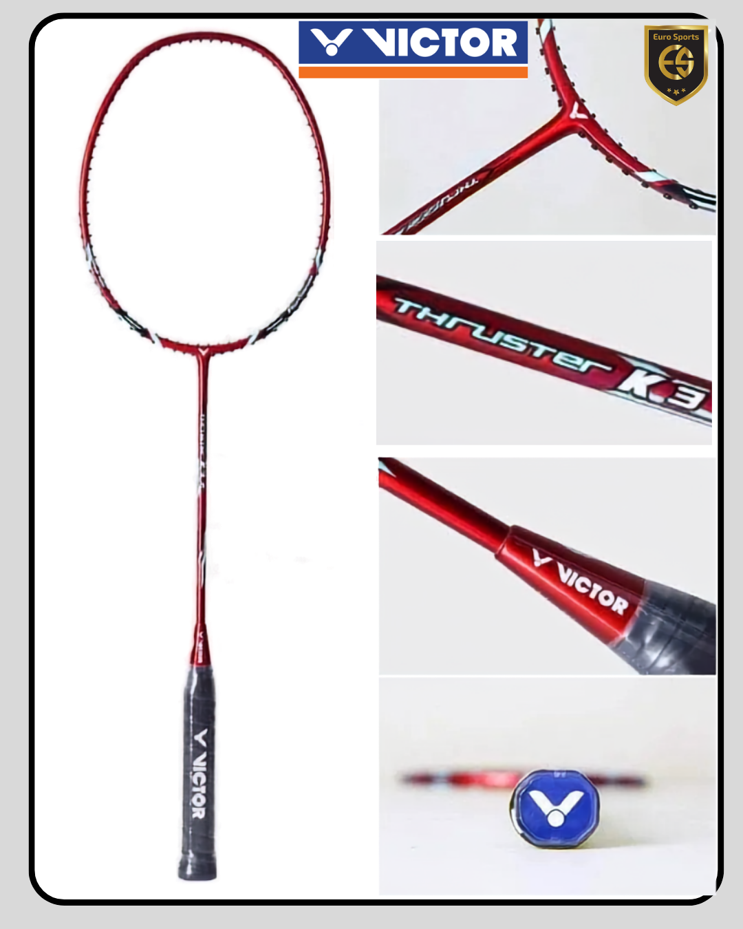 Victor Thruster K 3 Badminton Racket TK-3
