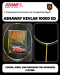 Ashaway Kevlar 10000 SQ Advanced Badminton Racket – USA