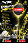 Ashaway Badminton Racket - Terminator Pro Yellow