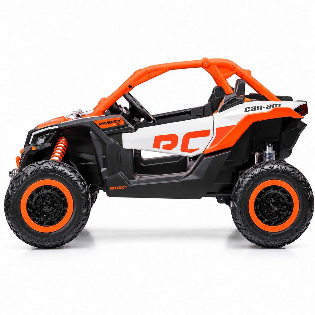 Can-Am Maverick 24V 7Ah Kids Electric Ride-On Car – Orange (2 Seater)