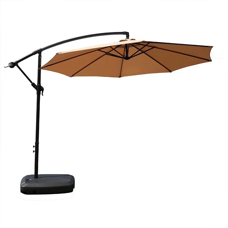 Steel Hanging Umbrella 3 Meter - Khaki