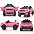 Range Rover Evoque Sport 12V Kids Electric Ride-On Car with Remote – Light Pink