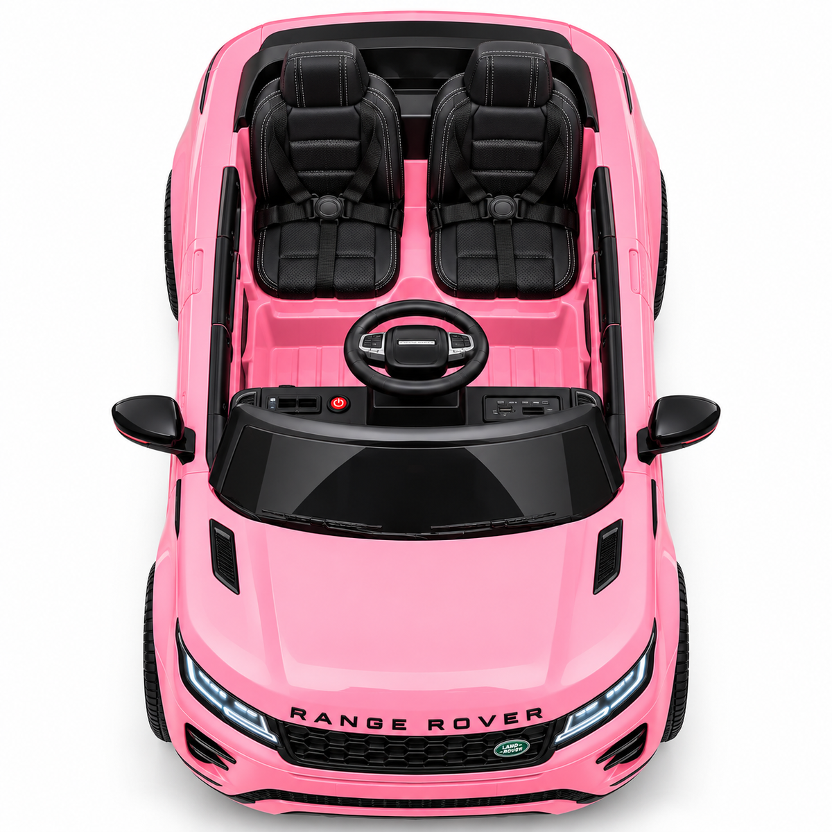 Range Rover Evoque Sport 12V Kids Electric Ride-On Car with Remote – Light Pink