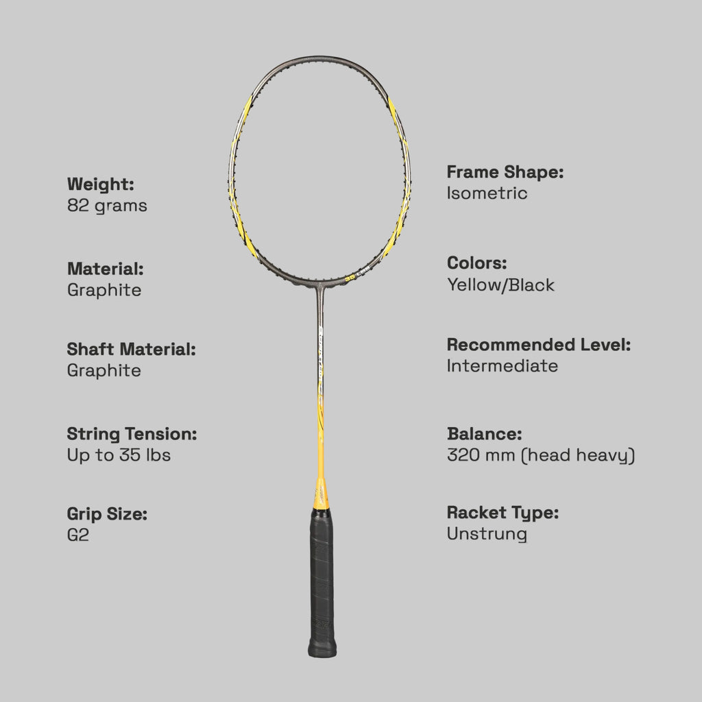 Ashaway Quantum Q5 Badminton Racket – Made in USA