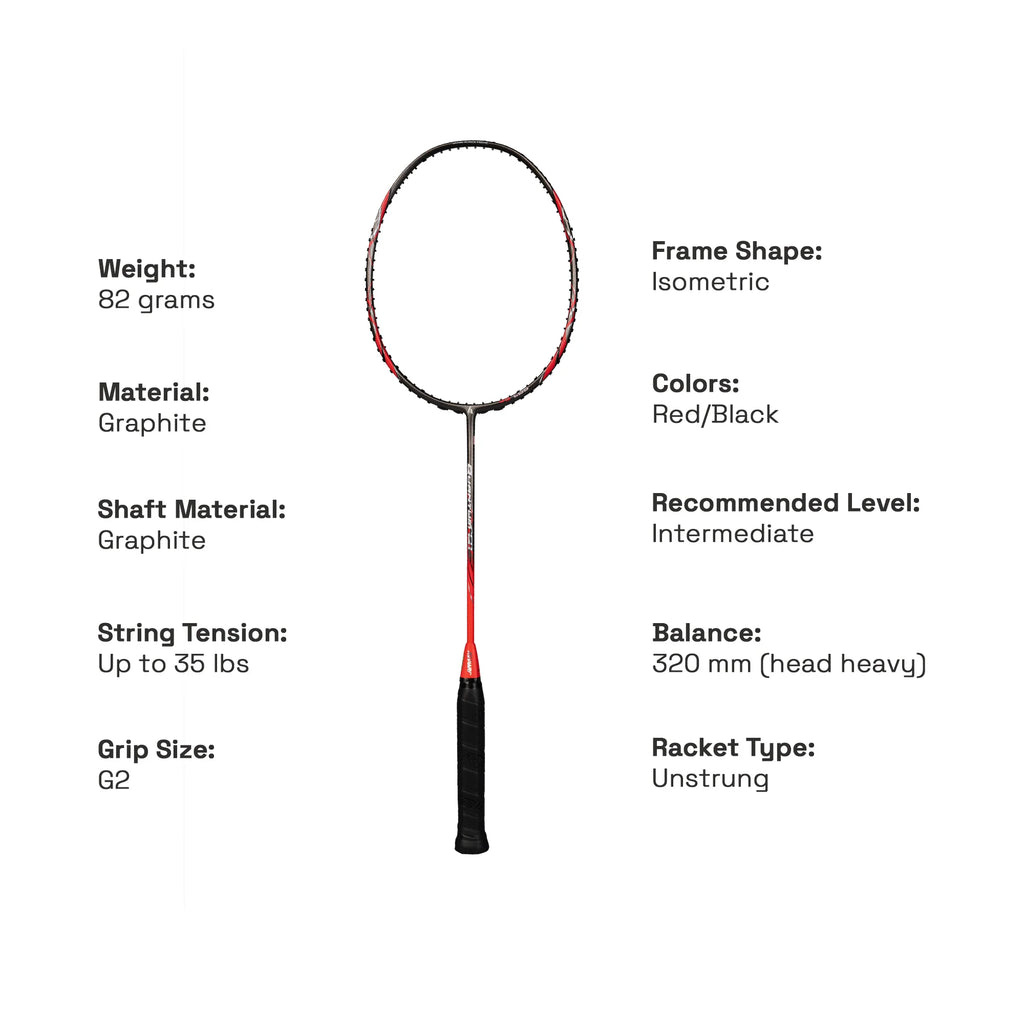 Ashaway Quantum Q1 Badminton Racket – Made in USA